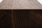 Preview: Glued laminated beam Squared timber Smoked oak Rustic 80x80 mm brushed Hard wax oil Natural