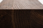 Preview: Glued laminated beam Squared timber Smoked oak Rustic 160x160 mm brushed Hard wax oil Natural