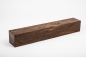 Preview: Glued laminated beam Squared timber Smoked oak Rustic 160x160 mm brushed natural oiled