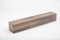 Preview: Glued laminated beam Squared timber Smoked oak Rustic 120x120 mm brushed white oiled