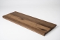 Preview: Window sill Solid smoked Oak 26 mm Rustic grade hard wax oil nature white