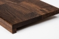 Preview: Window sill Solid smoked Oak KGZ 20 mm, Rustic grade natural oiled