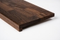 Preview: Window sill Solid smoked Oak KGZ 26 mm Rustic grade laqued