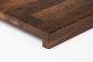 Preview: Window sill Solid smoked Oak KGZ 26 mm Rustic grade laqued