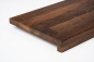 Preview: Window sill Solid smoked Oak KGZ 20 mm, Rustic grade natural oiled