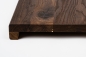 Preview: Window sill Solid smoked Oak  with overhang, Rustic grade, 20 mm, natural oiled
