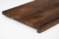 Preview: Window sill Solid smoked Oak 26 mm Rustic grade hard wax oil nature