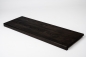 Preview: Window sill Hardwood  Smoked oak Rustic grade 26 mm black oiled