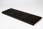 Mobile Preview: Stair Tread Smoked Oak Rustic DL 20mm black oiled Renovation Step Riser