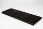 Preview: Stair Tread Smoked Oak Rustic DL 20mm black oiled Renovation Step Riser