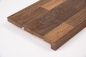 Preview: Window sill Solid smoked Oak  KGZ 26 mm, Rustic grade, hard wax oil nature white