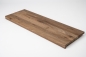 Preview: Window sill Solid smoked Oak 20 mm, Rustic grade hard wax oil nature white