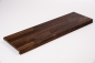 Mobile Preview: Stair Tread Smoked Oak Rustic KGZ 20mm brushed natural oiled Renovation Step  riser