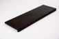 Preview: Window sill Hardwood smoked oak rustic grade 26 mm brushed black oiled