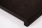 Preview: Window sill Smoked oak KGZ 20mm brushed black oiled