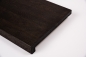 Preview: Window sill Smoked oak KGZ 20mm brushed black oiled