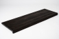 Preview: Window sill Hardwood smoked oak rustic 20mm brushed black oiled