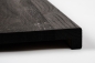 Preview: Window sill Hardwood smoked oak rustic 20mm brushed black oiled