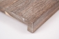 Preview: Window sill Solid smoked Oak Hardwood  KGZ 20 mm, Rustic grade brushed white oiled