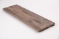 Preview: Window sill Solid smoked Oak Hardwood  KGZ 20 mm, Rustic grade brushed white oiled