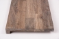 Preview: Window sill Hardwood Smoked Oak rustic grade 26mm brushed white oiled