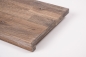 Preview: Window sill Hardwood Smoked Oak rustic grade 26mm brushed white oiled