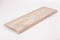 Preview: Window sill Solid Oak with overhang KGZ 20 mm Rustic grade brushed chalked white oiled