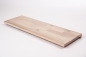 Preview: Window sill Solid Oak 26 mm Brushed Calked White oiled