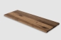 Preview: Wall Shelf Smoked Oak Rustic DL 20mm Hard Wax Oil Natural White Shelf Board
