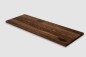 Preview: Wall shelf Solid smoked Oak Hardwood Rustic grade, 20 mm, natural oiled