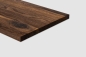 Preview: Wall shelf Solid smoked Oak Hardwood Rustic grade, 20 mm, natural oiled