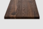 Preview: Wall shelf Solid smoked Oak Hardwood Rustic grade, 20 mm, natural oiled