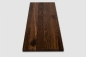 Preview: Wall shelf Solid smoked Oak Hardwood Rustic grade, 20 mm, natural oiled