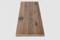 Preview: Wall Shelf Smoked Oak Rustic DL 20mm white oiled Shelf Board
