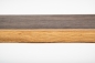 Preview: Wooden window sill smoked oak rustic masive 40mm with natural edge nature oiled