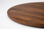 Preview: Round Tabletop Dining Table Coffee Table Smoked Oak 26mm