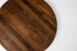 Preview: Round Tabletop Dining Table Coffee Table Smoked Oak 26mm