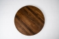 Preview: Round Tabletop Dining Table Coffee Table Smoked Oak 26mm