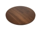 Preview: Round Tabletop Worktop Smoked Oak A/B 40 mm matte lacquered