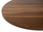 Preview: Round Tabletop Worktop Smoked Oak A/B 40 mm matte lacquered