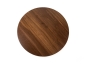 Preview: Round Tabletop Worktop Smoked Oak A/B 40 mm matte lacquered