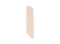 Preview: Plinthes Bouleau A/B 24x100 mm huile cire dure blanc naturel 2m avec rayon 20mm