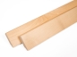 Preview: Plint 24x60 mm Berken Select Natur Helder Gelakt 2m met radius 5mm