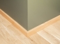 Preview: Plint 24x80 mm Berken Select Natur Helder Gelakt 2m met radius 5mm