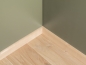 Preview: Plinthes Bouleau A/B 24x80 mm huile cire dure blanc naturel 2m avec rayon 20mm