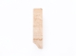 Preview: Solid Skirting Board Birch Rustic 24x100 mm naturally oiled 2m with radius 5mm NOT filled
