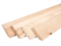 Preview: Plinthes Bouleau Rustique 24x100 mm non traitée 2m avec rayon 20mm NON rebouchés
