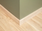 Preview: Solid Skirting Board Ash A/B 24x100 mm Hard Wax Oil Natural White 2m with radius 5mm