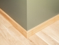 Preview: Solid Skirting Board Ash A/B 24x100 mm 2m with radius 5mm Matte lacquered