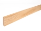 Preview: Solid Skirting Board Ash A/B 24x100 mm 2m with radius 5mm Matte lacquered